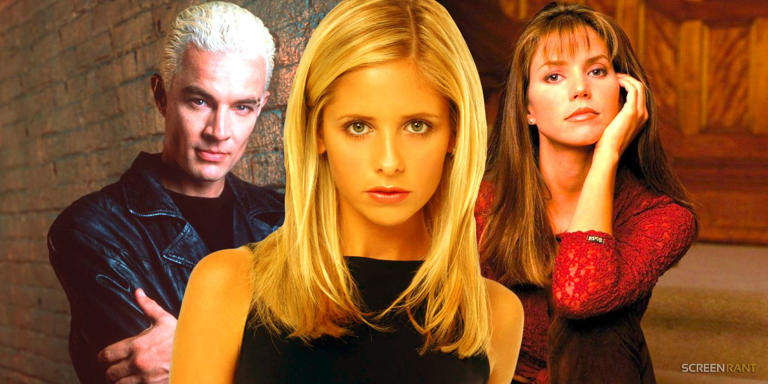 Spike in Angel with Buffy Summers and Cordelia Chase in Buffy the Vampire Slayer