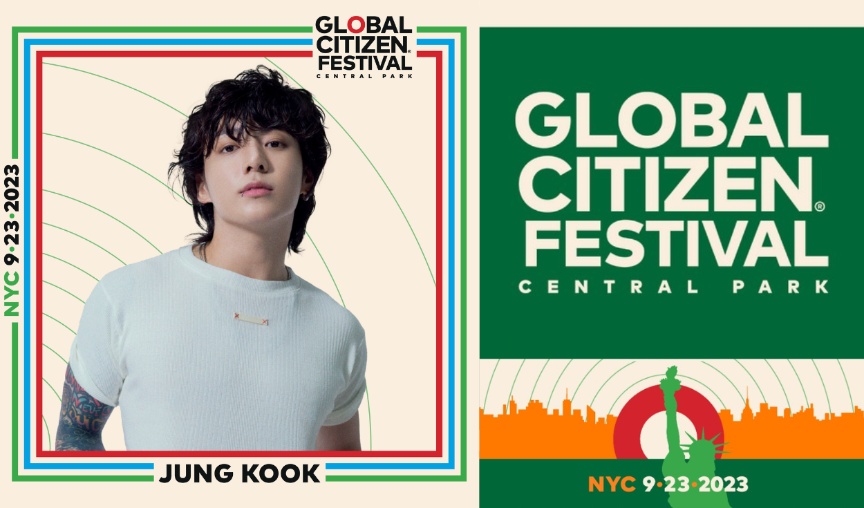 Jungkook de BTS debuta en el Global Citizen Festival 2023 así podrás