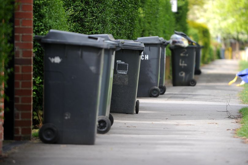 John is collecting rubbish