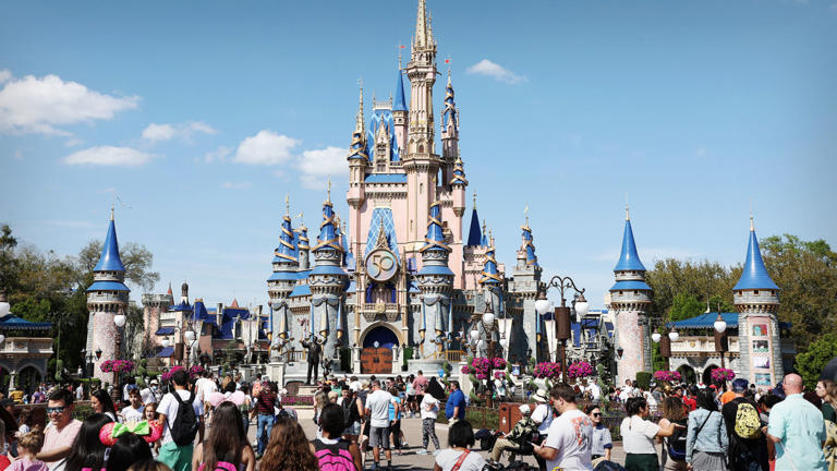 A very crowded scene at Disney's Magic Kingdom. Disney World Lead JS
