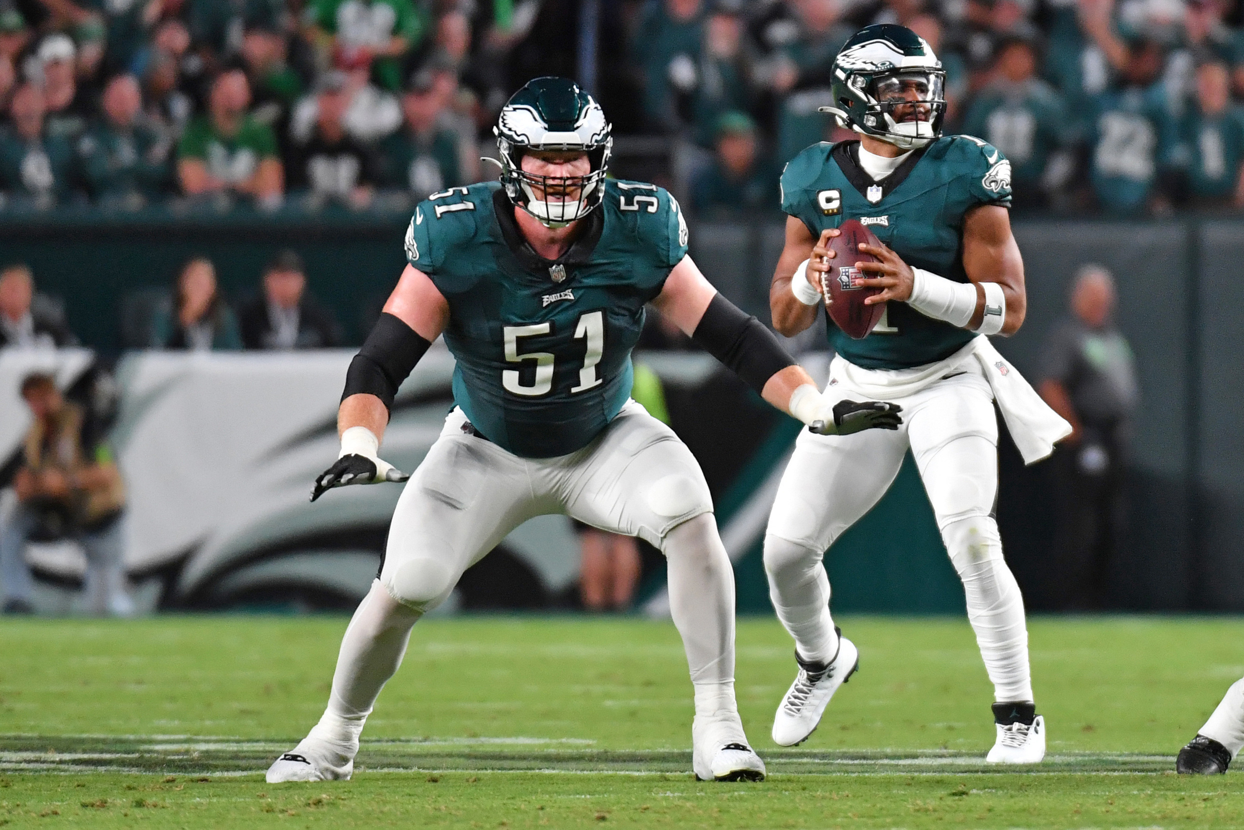 Eagles Notebook: Cam Jurgens to miss time with foot injury