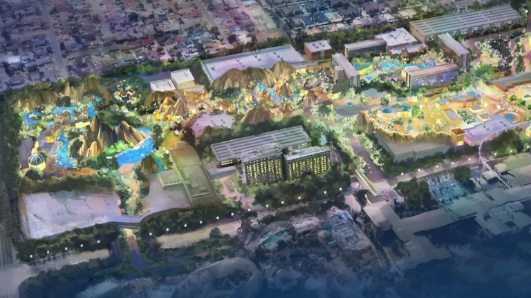 Conceptual artwork for Disneyland’s expansion plans, dubbed Disneyland Forward. (Disney)