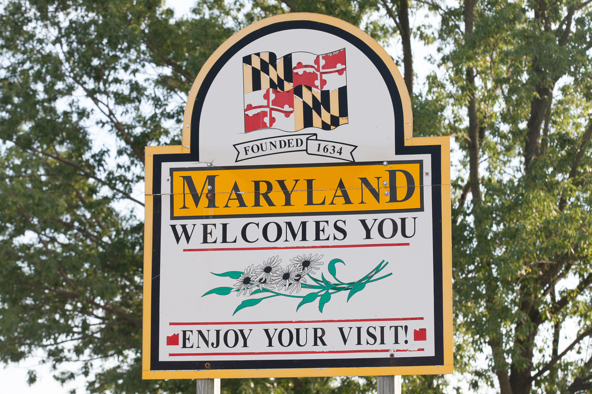 <p>The state welcome sign features the state flag as well as the state flower, the black-eyed Susan.</p><p>You may also like:<a href="https://www.starsinsider.com/n/410687?utm_source=msn.com&utm_medium=display&utm_campaign=referral_description&utm_content=572689en-en"> Surprising uses for apple cider vinegar</a></p>