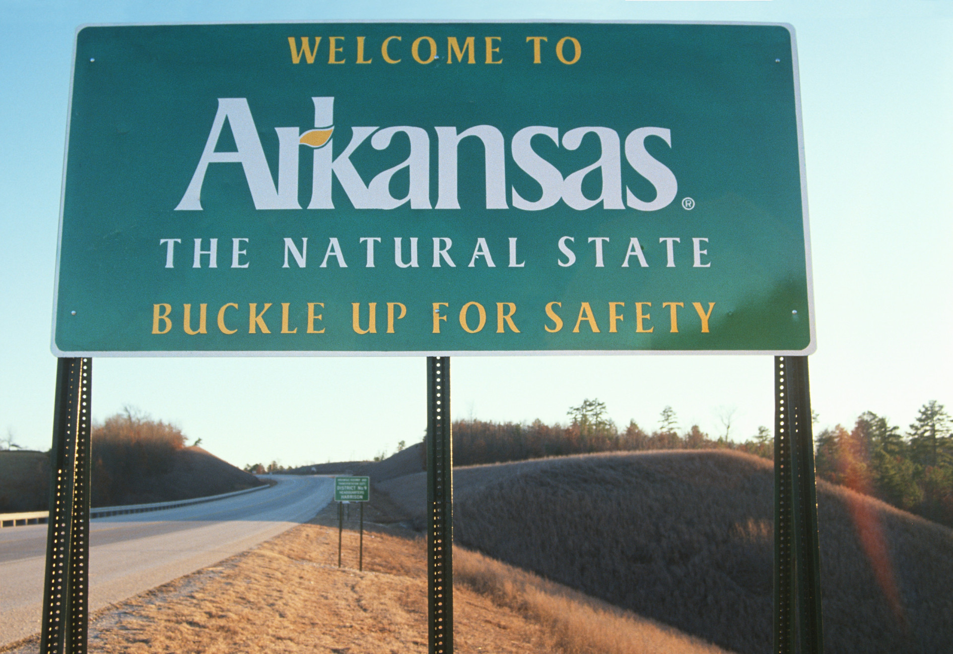 <p>Arkansas is the only state where diamonds are actively mined. Arkansas state law requires all front seat passengers to wear seatbelts (as well as those under 16 in all seats), hence the slogan. </p><p>You may also like:<a href="https://www.starsinsider.com/n/189437?utm_source=msn.com&utm_medium=display&utm_campaign=referral_description&utm_content=572689en-en"> Weird food Aussies eat that leave the rest of the world dumbfounded </a></p>