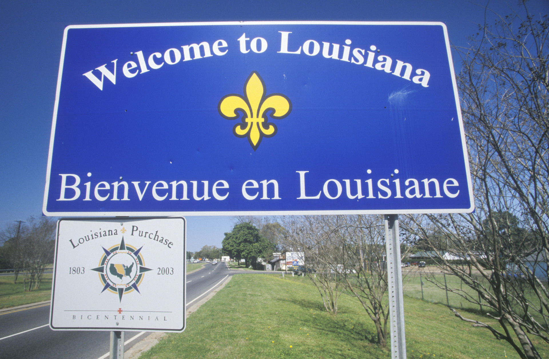 <p>The state welcome sign can be read in both English and French, due to Louisiana's bilingual heritage. </p><p>You may also like:<a href="https://www.starsinsider.com/n/359973?utm_source=msn.com&utm_medium=display&utm_campaign=referral_description&utm_content=572689en-en"> The world's most beautiful flower fields to visit</a></p>