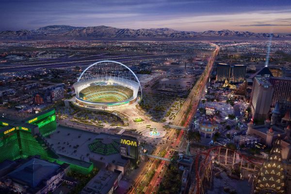 Oakland A's release renderings of planned Las Vegas stadium