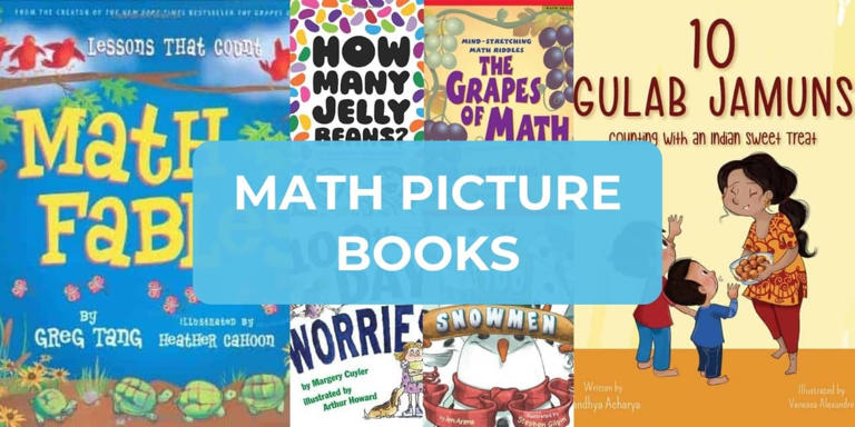 Ready for the biggest list of math picture books? Because I've found SO MANY amazing math books, I can't wait to tell you about them!