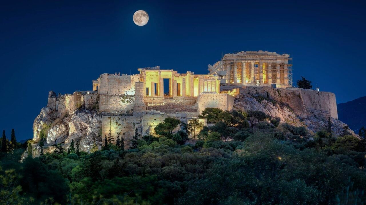 <p>The Acropolis is the most famous archeological site in Athens. It is a citadel located on a hill in the center of Athens. It contains several famous ancient buildings such as The Parthenon and The Temple of Athena.</p>