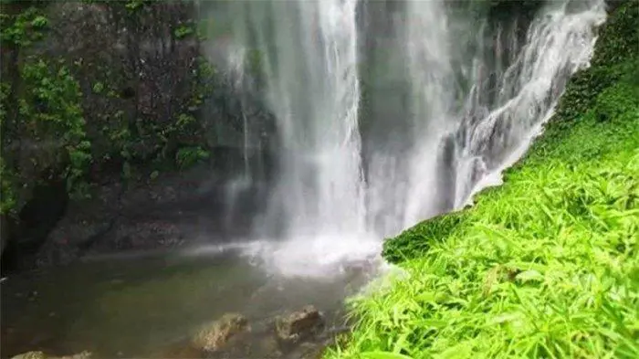 Air Terjun Jodoh terletak di Dusun Pamah Semelir, Desa Telagah, Kecamatan Sei Bingai, Kabupaten Langkat, Sumatera Utara. (TRIBUN MEDAN/M ANIL)