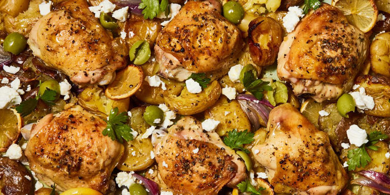 Greek Lemon-Butter Chicken & Smashed Potatoes Give A Twist To One Of ...