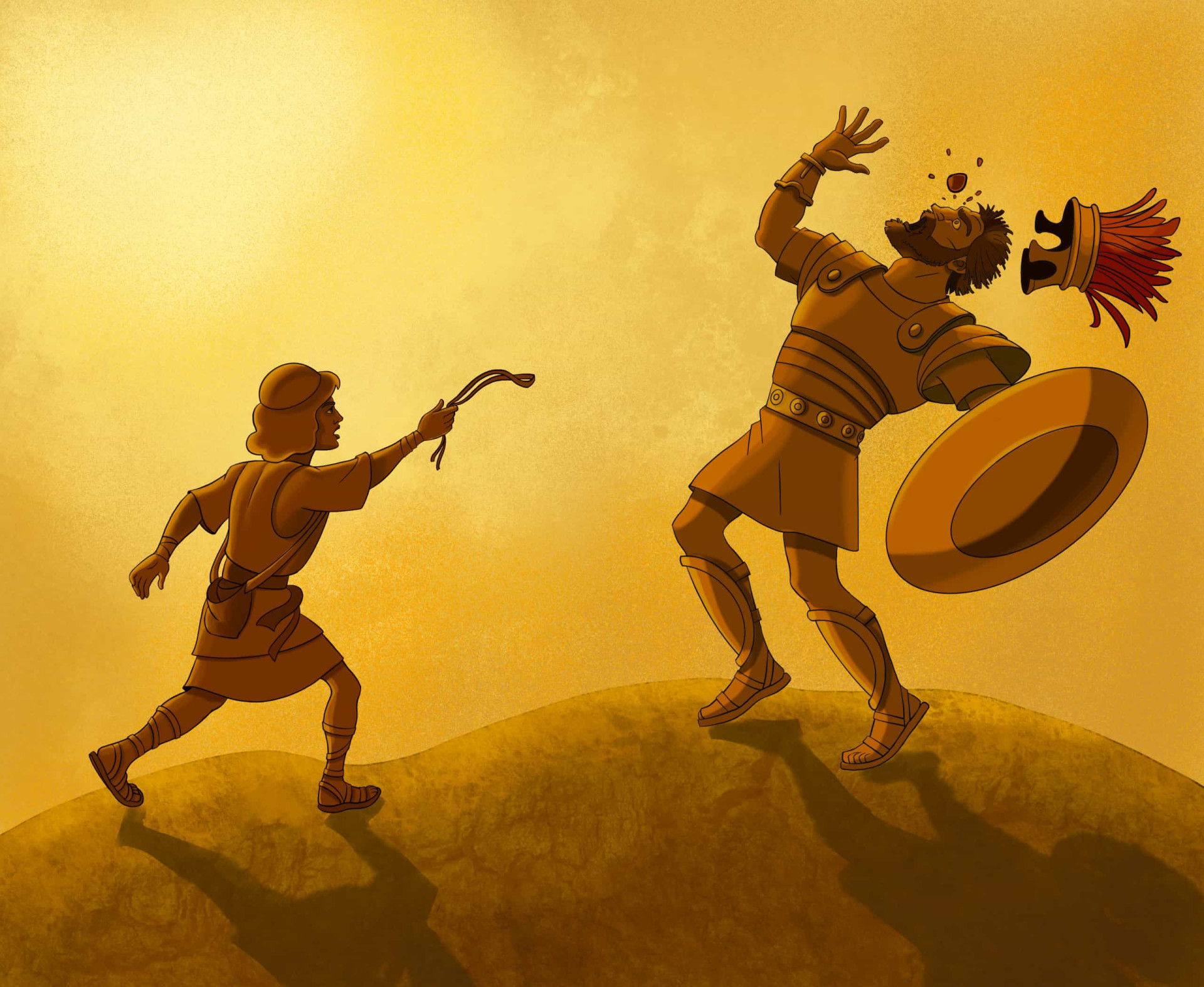 David zou Goliath daadwerkelijk hebben kunnen verslaan