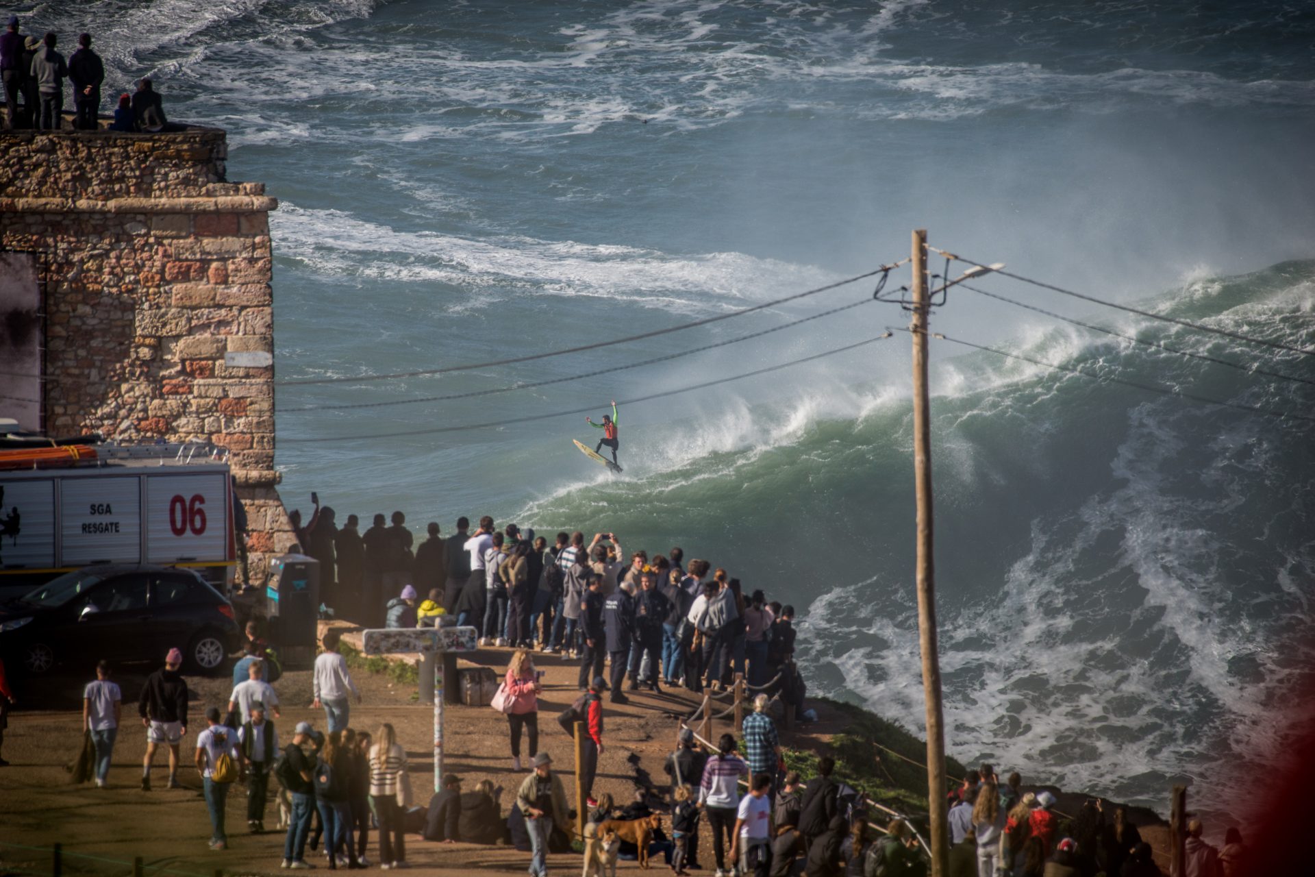 Riding Giants: Surfing big waves at Nazaré