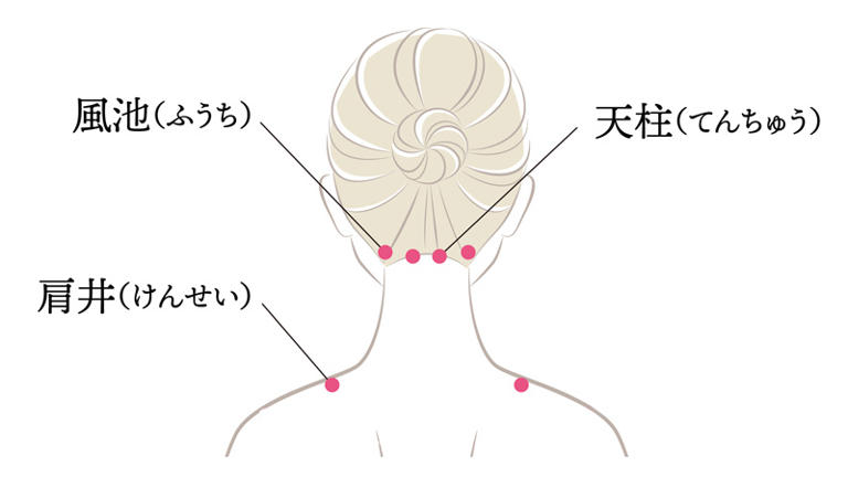 肩こりが引き起こす緊張型頭痛に効くツボ3選