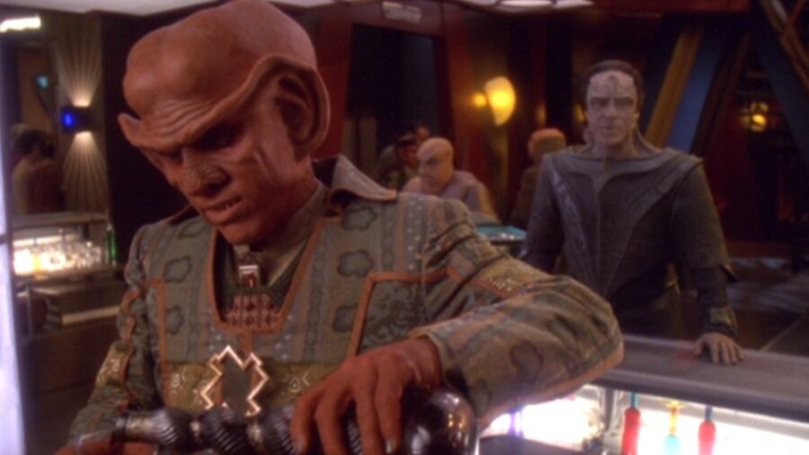 Quark working behind his bar