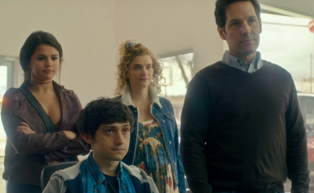 <p>Ben (Paul Rudd) is a retired writer in need of a new line of work. So he becomes a caregiver for Trevor (Craig Roberts), who has Duchenne muscular dystrophy. The two embark on a road trip to visit the quirky landmarks Trevor loves, and along the way they pick up a hitchhiker (Gomez), and an emotional adventure ensues.</p><p><a class="body-btn-link" href="https://www.amazon.com/Fundamentals-Caring-Original-Picture-Soundtrack/dp/B01KWPLVFU?tag=syndication-20&ascsubtag=%5Bartid%7C10051.g.23281883%5Bsrc%7Cmsn-us">Shop Now</a></p>