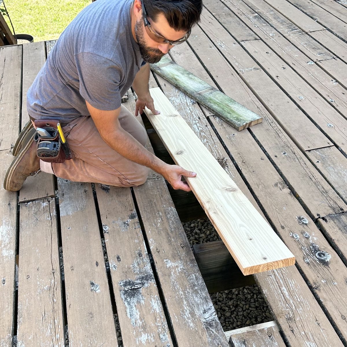 How To Replace Deck Boards