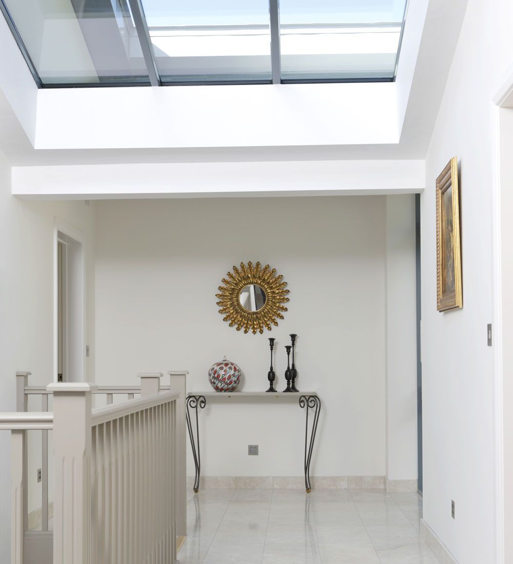 <p>                     Let there be light! Natural light really is the best thing to decorate any living space, point architectural expert Charlie Luxton stresses in his advice for renovating a staircase . Skylight windows above the staircase transform an otherwise simple space into one worth shouting about.                   </p>                                      <p>                     These owners wanted to draw attention to their landing without breaking the lovely neutral tones of the rest of the house. Keeping the decor stripped back and simple allows the extra sunlight to be the shining star of the space.                   </p>