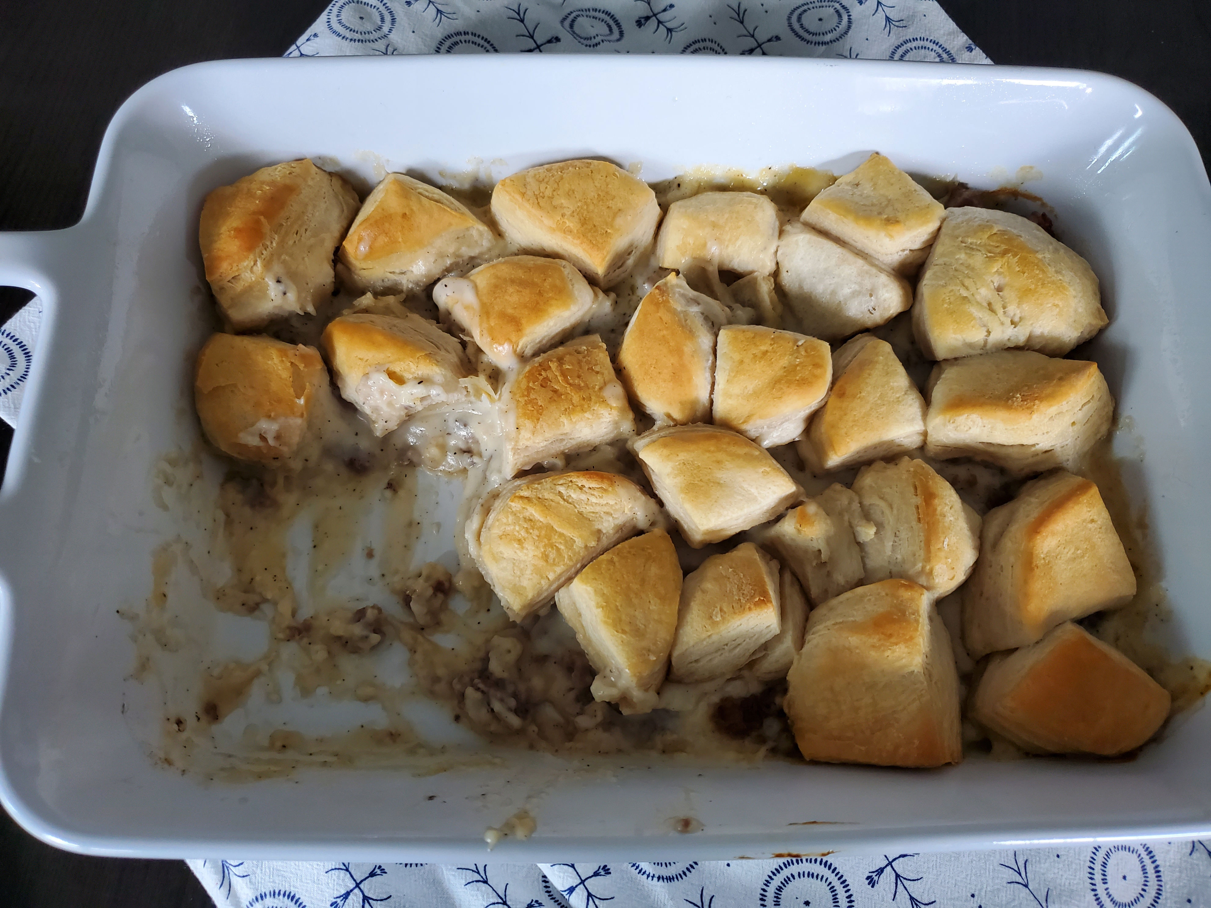 Sausage Biscuit And Gravy Casserole Recipe