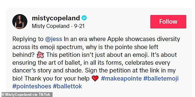 Ballet brand adds darker shades of pointe shoes, as petition calls