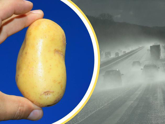 Kurioser Kartoffel-Trick für Autofahrer: So bleibt die Sicht auch bei Regen  klar
