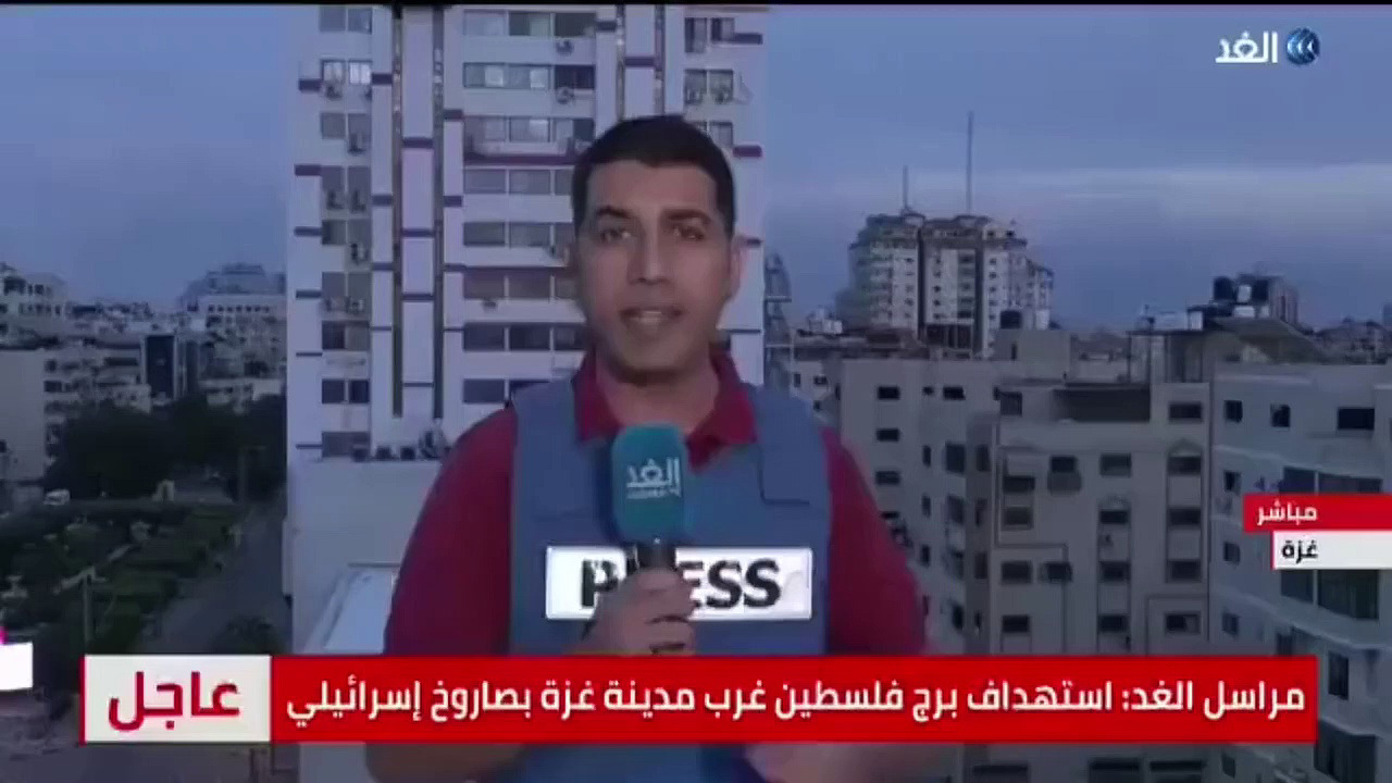 Attaque Du Hamas En Plein Direct Depuis Gaza Ce Journaliste Est Surpris Par Un Bombardement