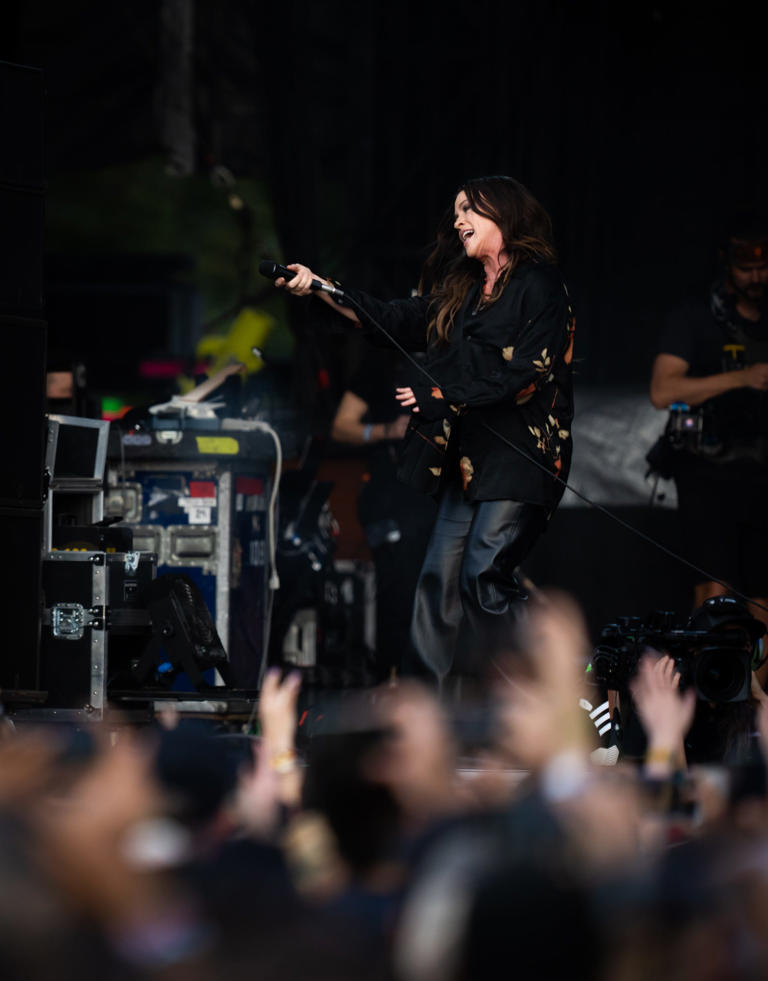 Alanis Morissette performs on the second day of Austin City Limits Music Festival at Zilker Park in Austin, Saturday, Oct. 7, 2023.