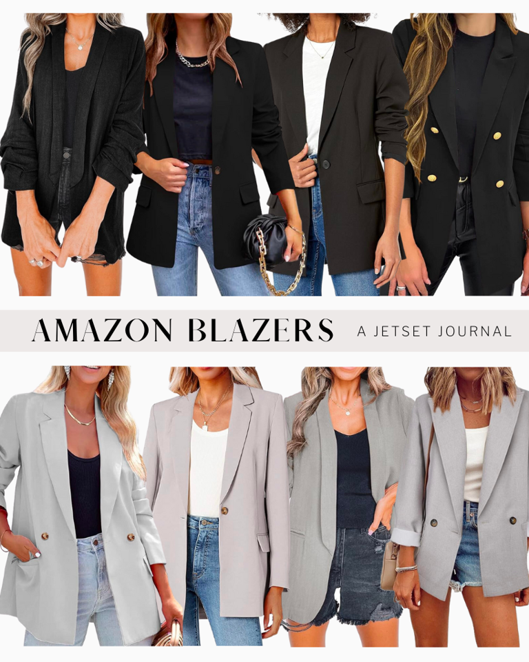 You'll Fall in Love With These Amazon Blazers in Black and Gray Hues