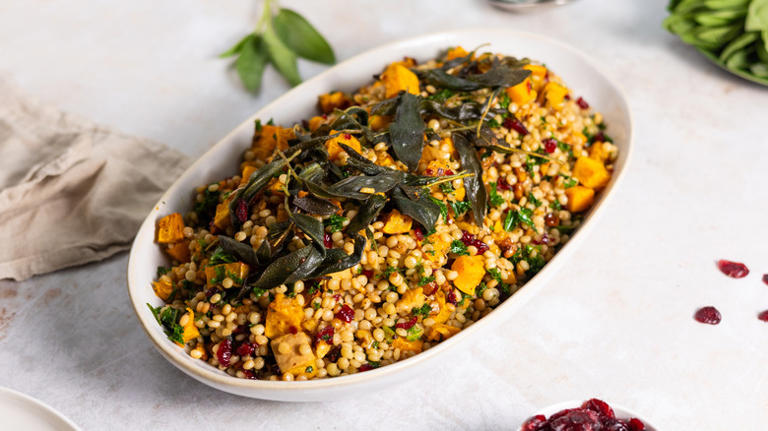 Cranberry And Sage Pearl Couscous Recipe