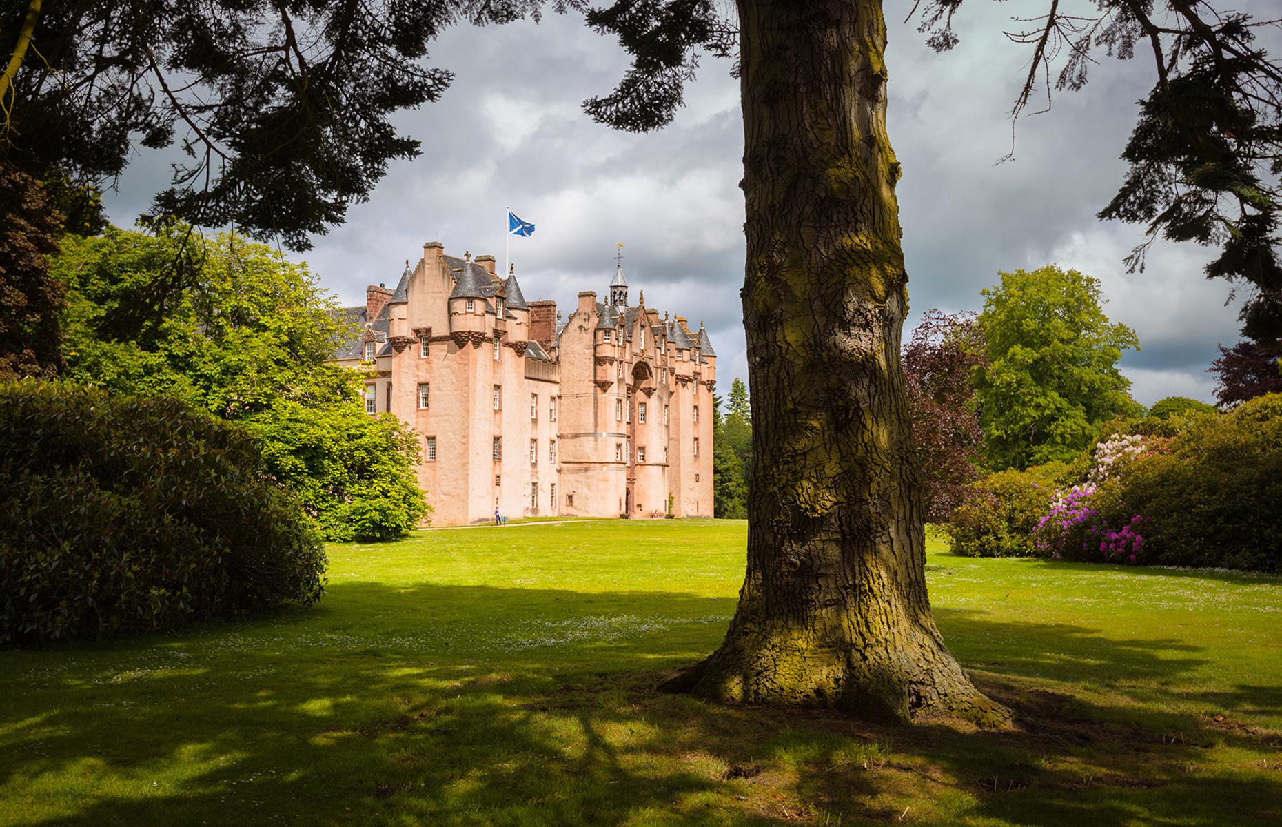<p>Hidden away in the Aberdeenshire countryside, where castles are almost as common as people, this flushed pink fortress is a beautiful example of Scottish Baronial architecture. <a href="https://www.nts.org.uk/visit/places/fyvie-castle">Fyvie</a> comes with five towers and numerous turrets, where you can almost imagine Rapunzel hidden away waiting for her prince, but if she's as unlucky as one former resident, her rescue won't be forthcoming.</p>