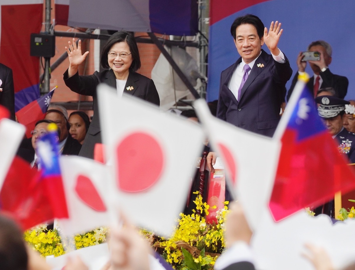 今（10）日是中華民國112週年國慶日，總統蔡英文在國慶演說時以「自信沉穩、國家前進 讓世界因台灣而更好」為主題發表談話。   圖：張良一/攝