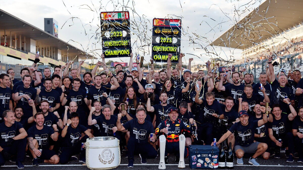 F1 Red Bull secure constructors' championship with 6 races to spare as