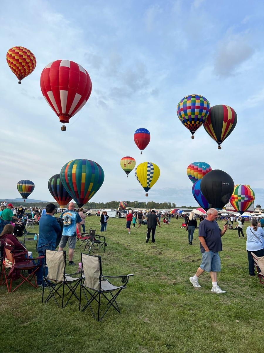 Went to the 50th anniversary of the Adirondack balloon show. Edgehill