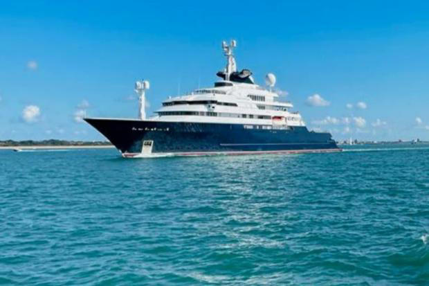 Superyacht Octopus (once owned by Microsoft co-founder) in Cowes PICTURES