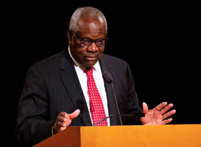 supreme court's clarence thomas took at least 3 additional trips paid for by benefactor, senator says