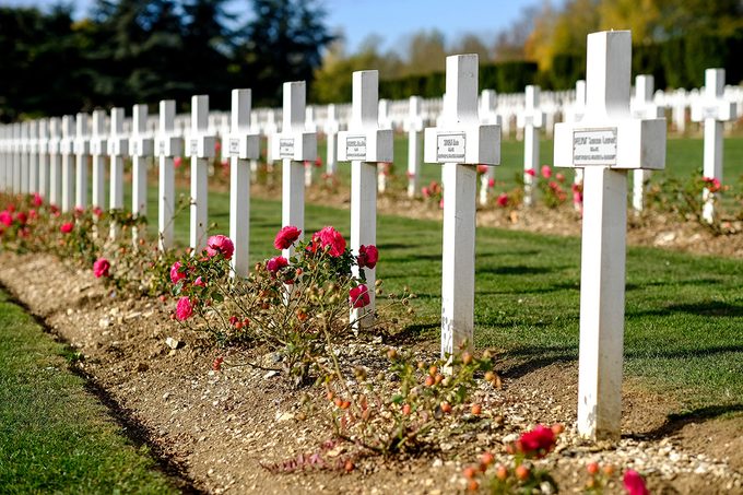 The French Cemetery in front of the national necropolis