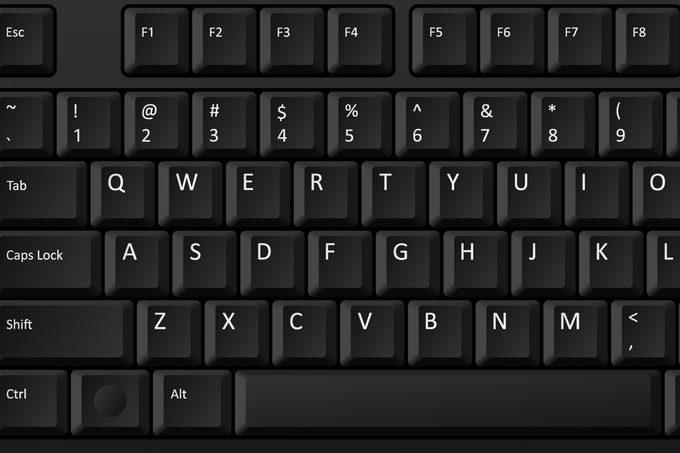 vector black pc keyboard, keyboard is very useful tool for personal computer, it is necessary to write words