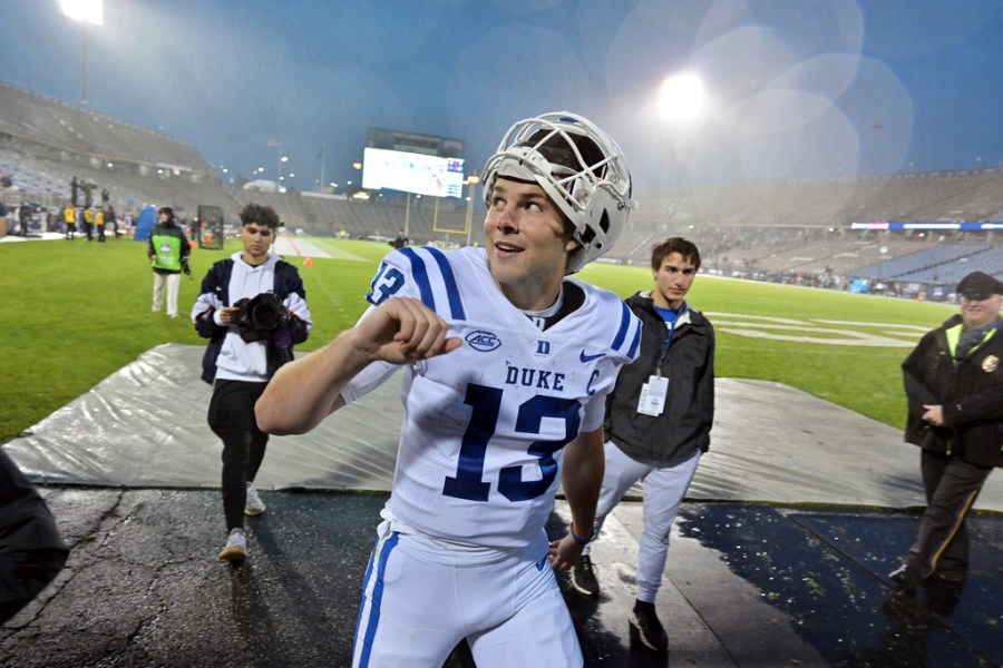 Duke Star QB Riley Leonard Expected To Transfer To Notre Dame