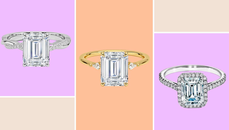 10 gorgeous emerald-cut engagement rings that would look great on anyone