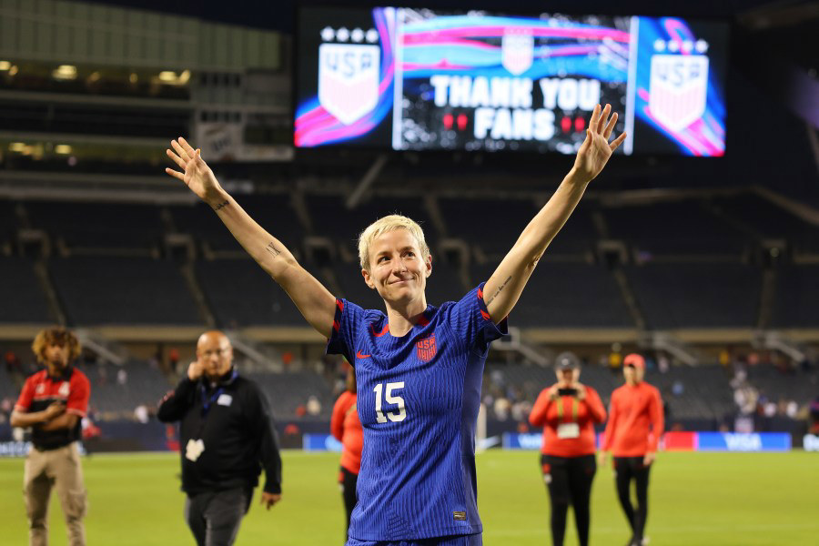 Megan Rapinoe Protested National Anthem In Her Final Uswnt Game 