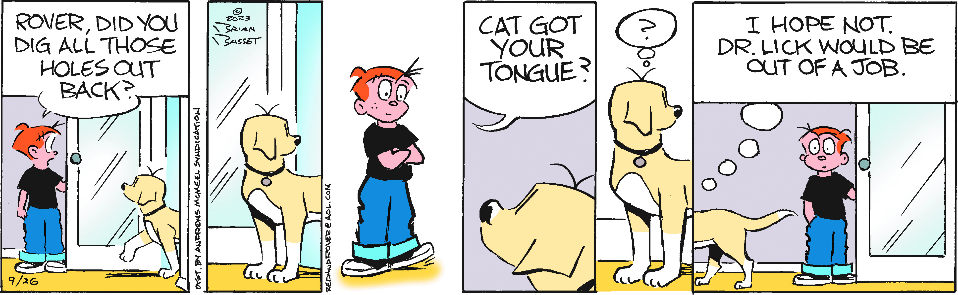 Today on Red and Rover - Comics by Brian Basset - GoComics