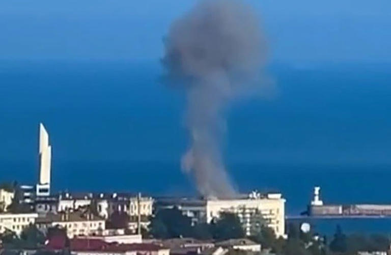 Ukraine hits Russian Black Sea Fleet HQ -4- east2west news.jpg