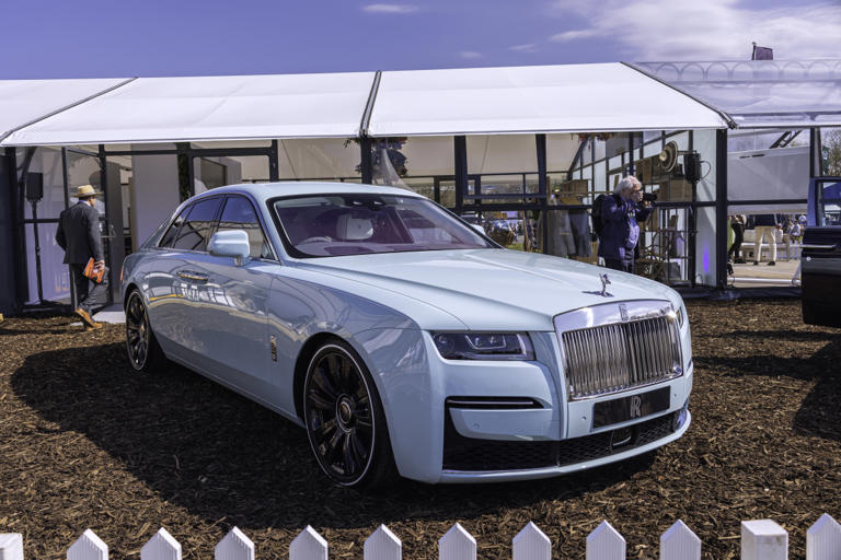The Rolls Royce Ghost at Salon Prive London, held at the Royal Chelsea Hospital. (Photo by Martyn Lucy/Getty Images)