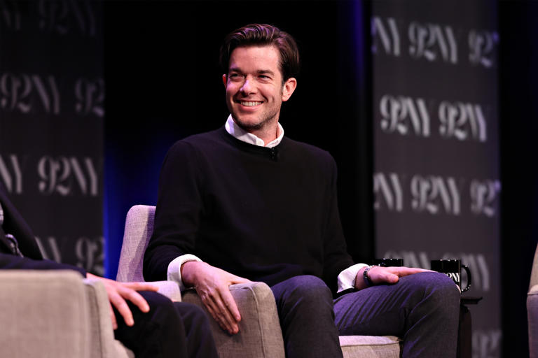 John Mulaney speaks onstage during ‘John Mulaney in Conversation with Fred Armisen’ at 92NY on May 31, 2023 in New York City. Cindy Ord/Getty Images