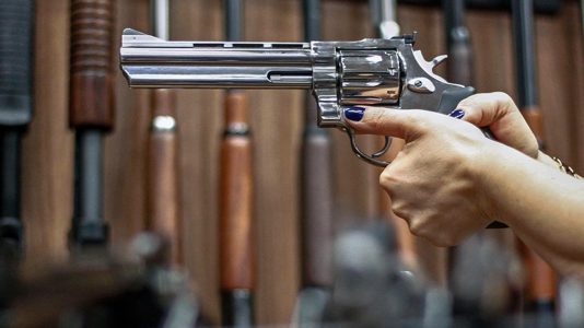 Gun ownership among women has skyrocketed over the last few years. MIGUEL SCHINCARIOL/AFP via Getty Images