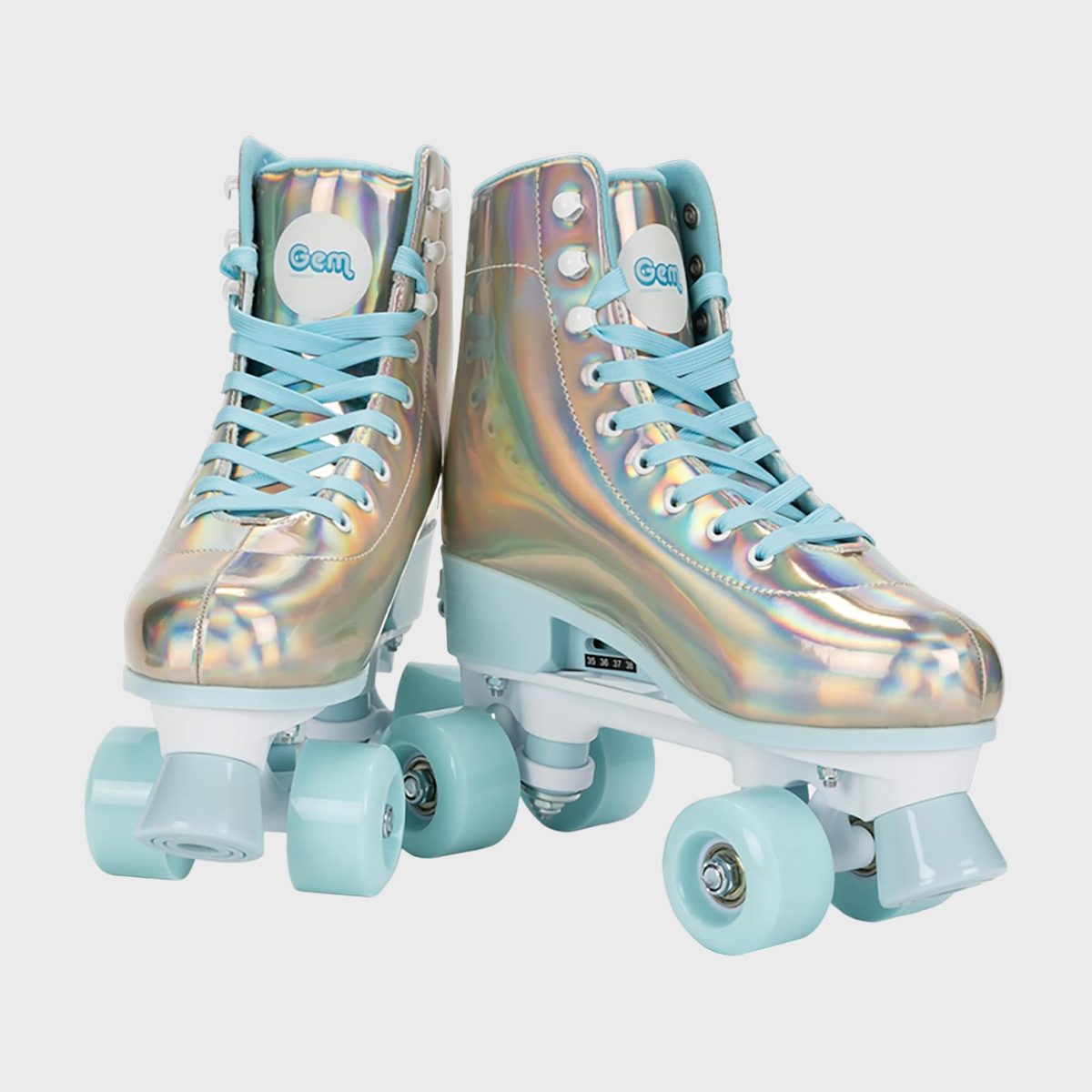 <p>Beginners and pros alike will love these <a href="https://www.amazon.com/dp/B07KXTKCHZ" rel="noopener noreferrer">retro roller skates</a>. These lace-up skates feature size adjustable boots, five-speed bearings and an attached stopper. They even come with a handy carrying strap and are offered in a variety of colors including fun holographic options.</p> <p>Be sure to pack these <a href="https://www.rd.com/list/vintage-candies/" rel="noopener noreferrer">vintage candies</a> for your next trip to the roller rink. These gifts for girls will make her the envy of the neighborhood.</p> <p class="listicle-page__cta-button-shop"><a class="shop-btn" href="https://www.amazon.com/dp/B07KXTKCHZ">Shop Now</a></p>