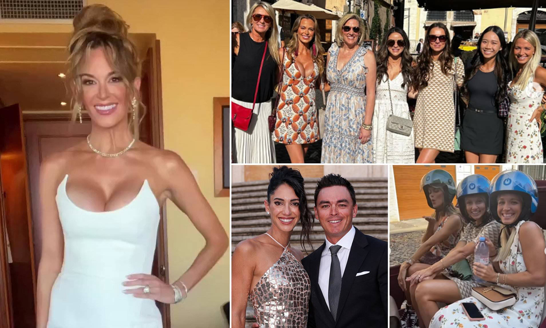Ryder Cup Team USA WAGs enjoy a day out in Rome
