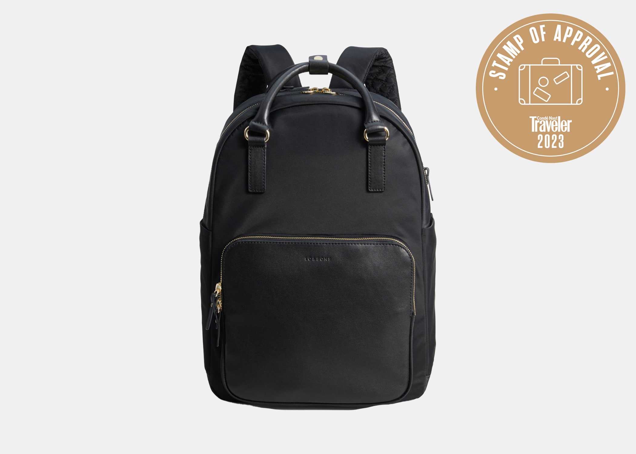 <p><em>Traveler</em> Contributor <a href="https://www.cntraveler.com/contributor/lydia-mansel?mbid=synd_msn_rss&utm_source=msn&utm_medium=syndication">Lydia Mansel</a> loves this sleek, convertible backpack for carrying all of her work essentials. It features a 13" laptop compartment and can easily transition into a tote, thanks to backpack straps that tuck into a back pocket. It has plenty of pockets for organization—including a hidden one at the top for slipping your passport and boarding pass into while at the airport—and a trolley sleeve. It's made of a mix of nylon and leather, and has memory foam straps for extra comfort.</p> <p><strong>Pros:</strong> It can carry two laptops, plenty of pockets, luggage sleeve<br> <strong>Cons:</strong> Offered in two sizes, but the smaller version is a little too small to store a day's worth of essentials</p> <p><em><strong>Read a full review of this backpack <a href="https://www.cntraveler.com/story/lo-and-sons-the-rowledge-backpack-review?mbid=synd_msn_rss&utm_source=msn&utm_medium=syndication">here</a>.</strong></em></p> $465, Lo & Sons. <a href="https://www.loandsons.com/products/rowledge-nylon-black-gold-grey">Get it now!</a><p>Sign up to receive the latest news, expert tips, and inspiration on all things travel</p><a href="https://www.cntraveler.com/newsletter/the-daily?sourceCode=msnsend">Inspire Me</a>