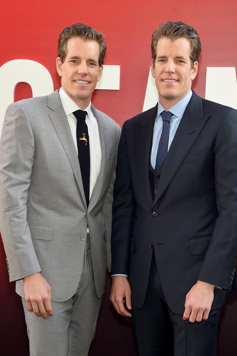 NEW YORK, NY - JUNE 05: Cameron Winklevoss and Tyler Winklevoss attend the "Ocean's 8" World Premiere at Alice Tully Hall on June 5, 2018 in New York City. (Photo by Jamie McCarthy/Getty Images)