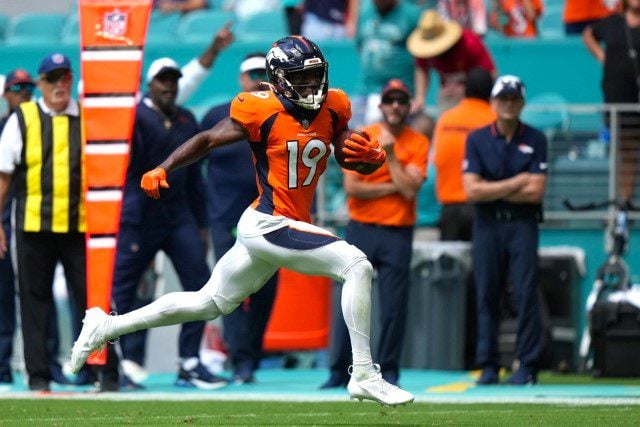 Marvin Mims Jr. Leads Broncos In Receiving Yards In Week 16