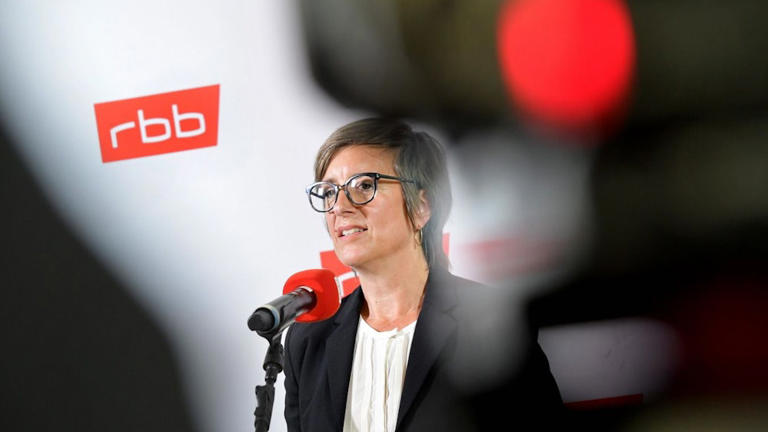 Ulrike Demmer im Juni nach ihrer Wahl zur Intendantin des RBB.
